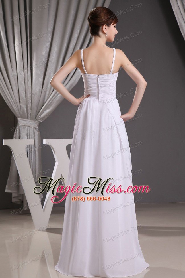 wholesale straps beading ruch for custom made simple wedding dress