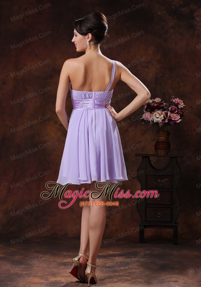 wholesale lilac one shoulder short prom dress in 2013 lake havasu city arizona