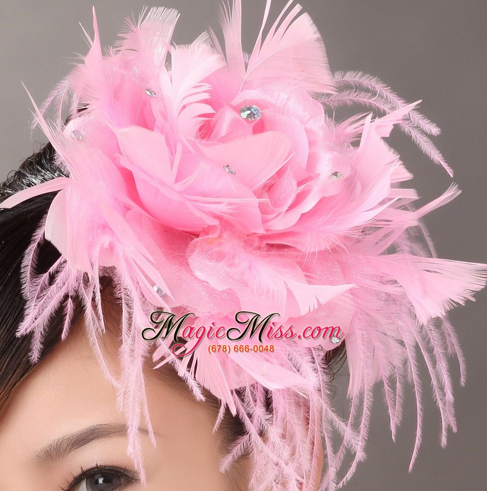 wholesale feather lovely beaded fascinators for wedding party