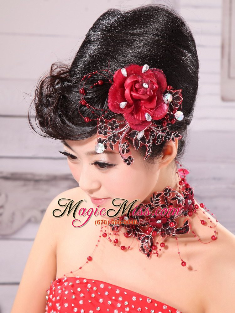 wholesale bridal headpieces with beading embellishment