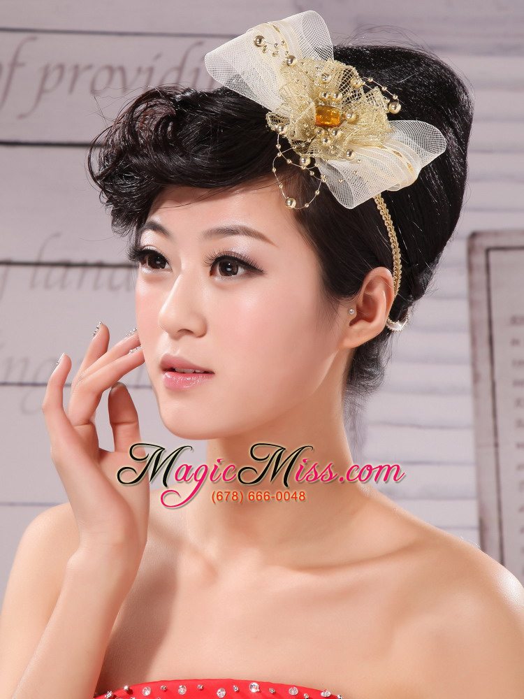 wholesale bowknot and rhinestone for lovely headpieces