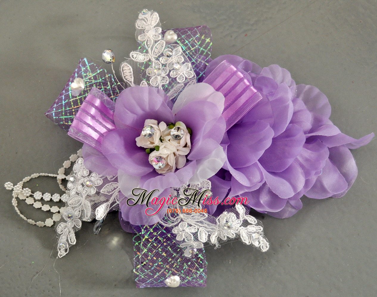 wholesale lace and little hand made flowers for bridal fascinator / headpiece