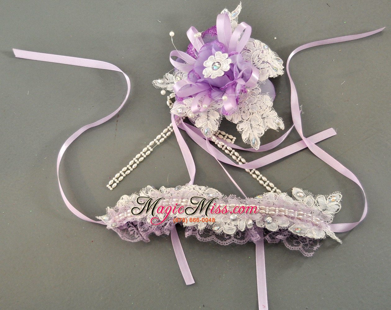 wholesale side clamp flower and lace taffeta for wedding party