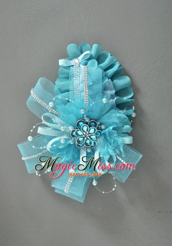 wholesale lovely tulle side clamp rhinestones for party