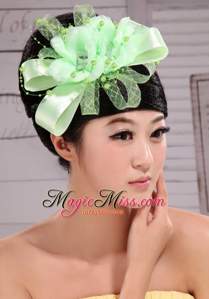 wholesale lovely taffeta and tulle beading women ? s fascinators for party
