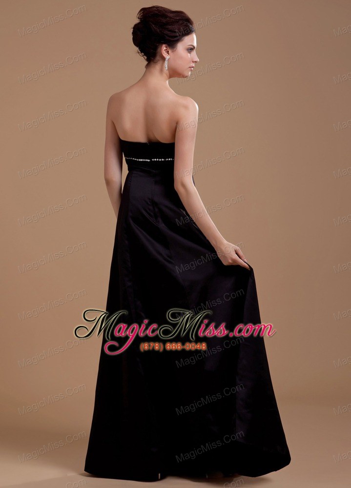 wholesale bowknot a-line strapless taffeta floor-length prom dress
