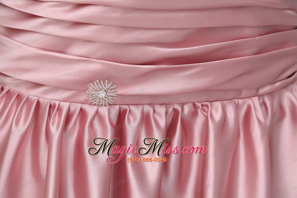 wholesale spaghetti straps pink empire high low prom dress for 2013 customize