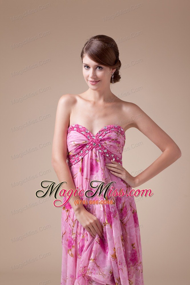 wholesale 2013 new high-low sweetheart empire prom dress with beading