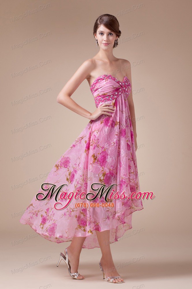 wholesale 2013 new high-low sweetheart empire prom dress with beading