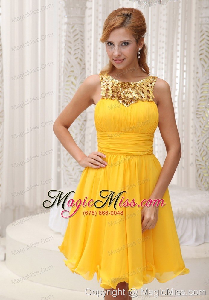 wholesale ruched bodice sequin and chiffon custom made 2013 prom / cocktail dress for formal evening