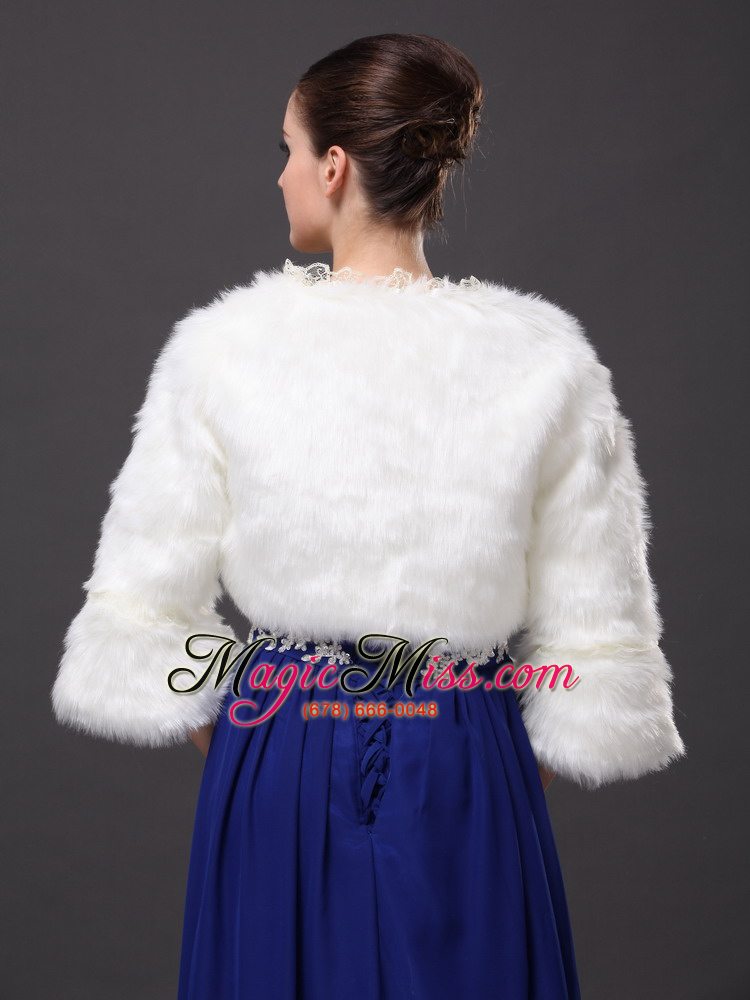 wholesale lace open front white stylish jacket