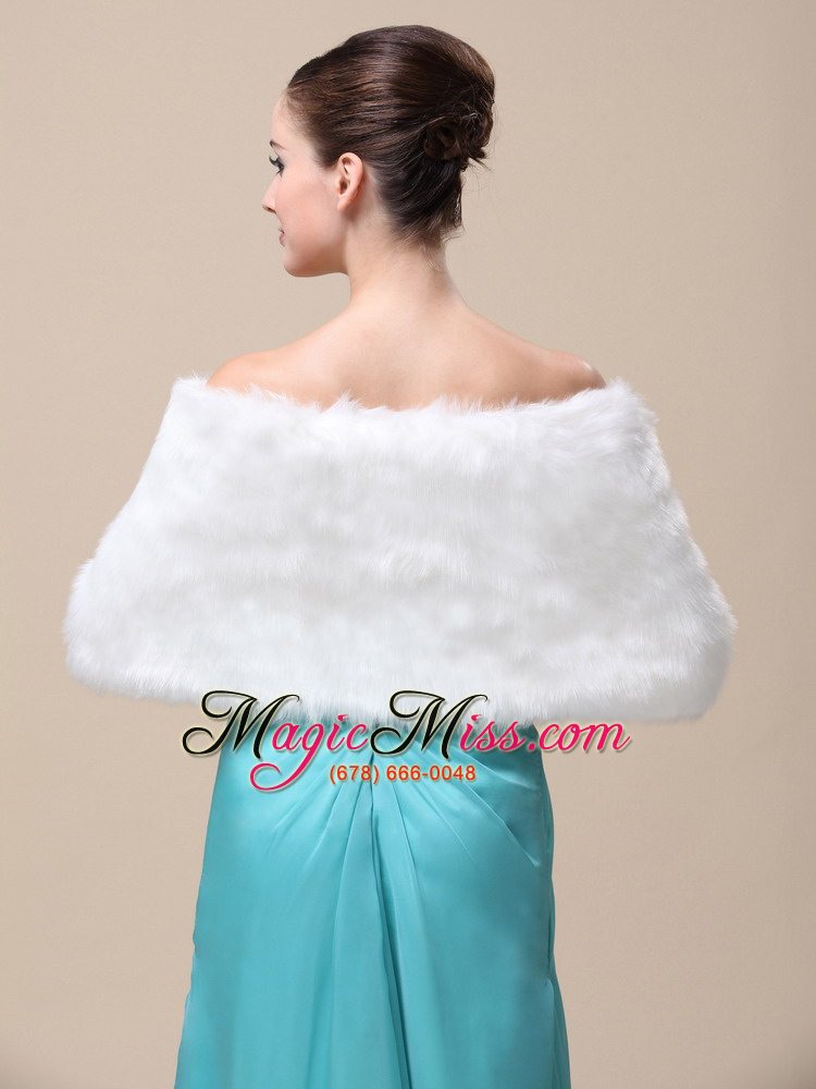 wholesale faux fur special occasion / wedding shawl on sale