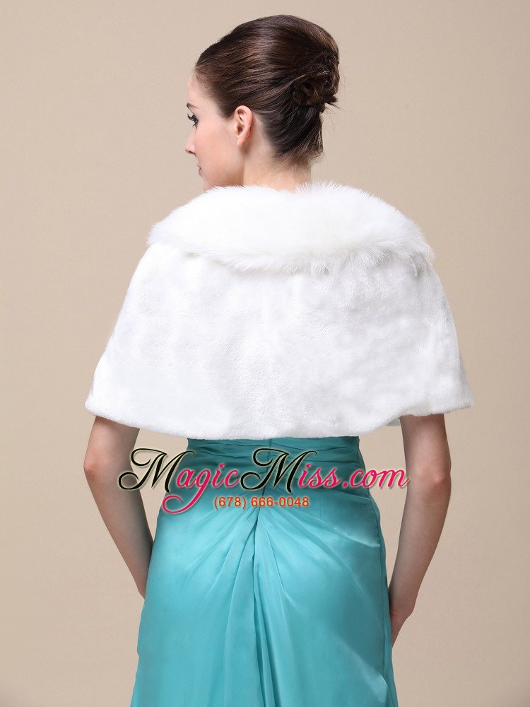 wholesale top selling high quality instock special occasion wedding / bridal shawl with fold-over collar