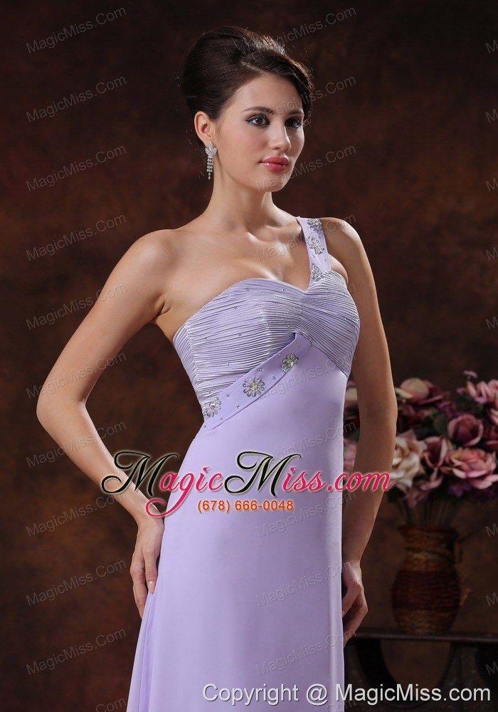wholesale 2013 lilac peach springs arizona beaded decorate shoulder prom dress