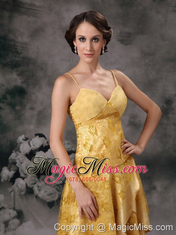 wholesale red empire straps floor-length chiffon prom / evening dress
