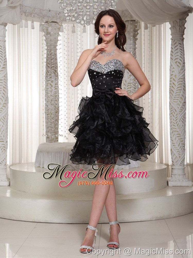 wholesale sweetheart black beaded bodice sexy prom dress party wear