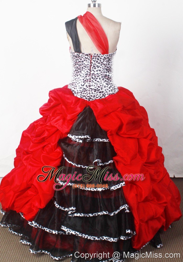 wholesale elegant ball gown one shoulder floor-length little girl pageant dress