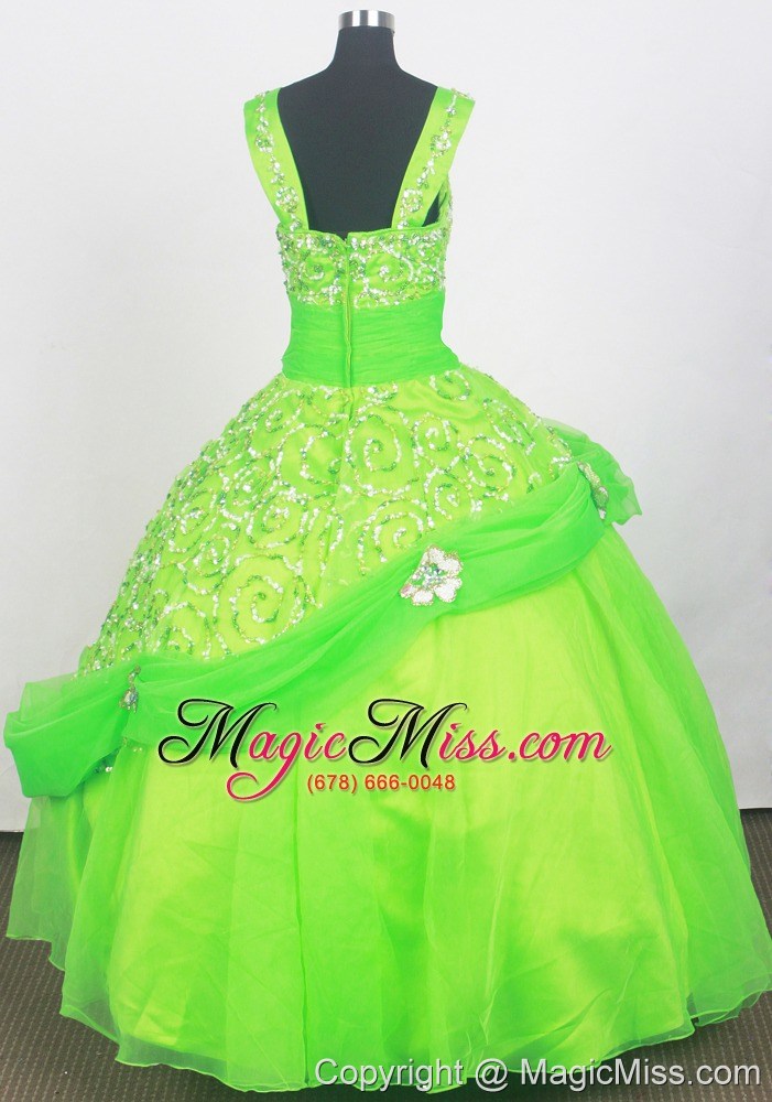 wholesale 2013 elegant spring dreen little girl pageant dresses with beading