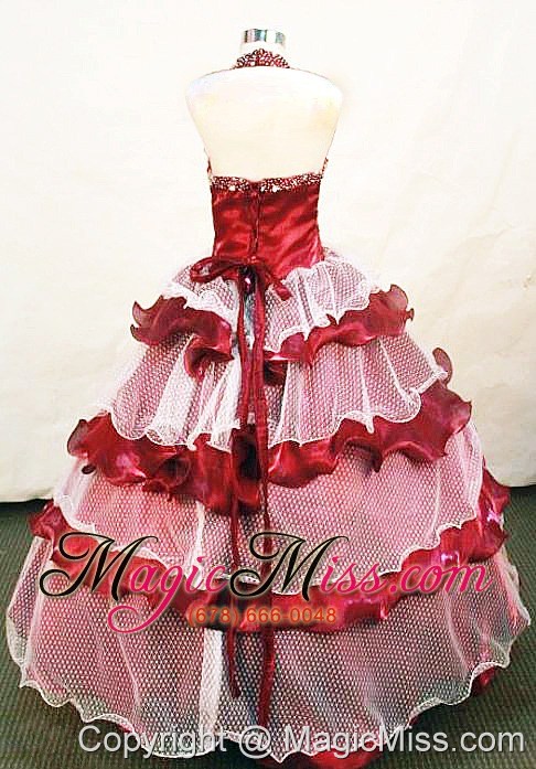wholesale custom made exclusive halter top little girl pageant dresses hottest 2013