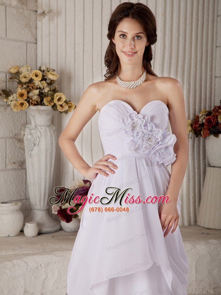 wholesale new empire sweetheart floor-length chiffon beading wedding dress