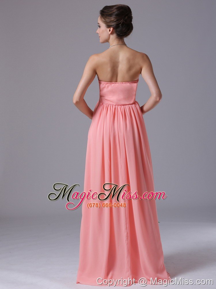 wholesale watermelon sweethear floor-length 2013 prom dress ruched in ann arbor michigan