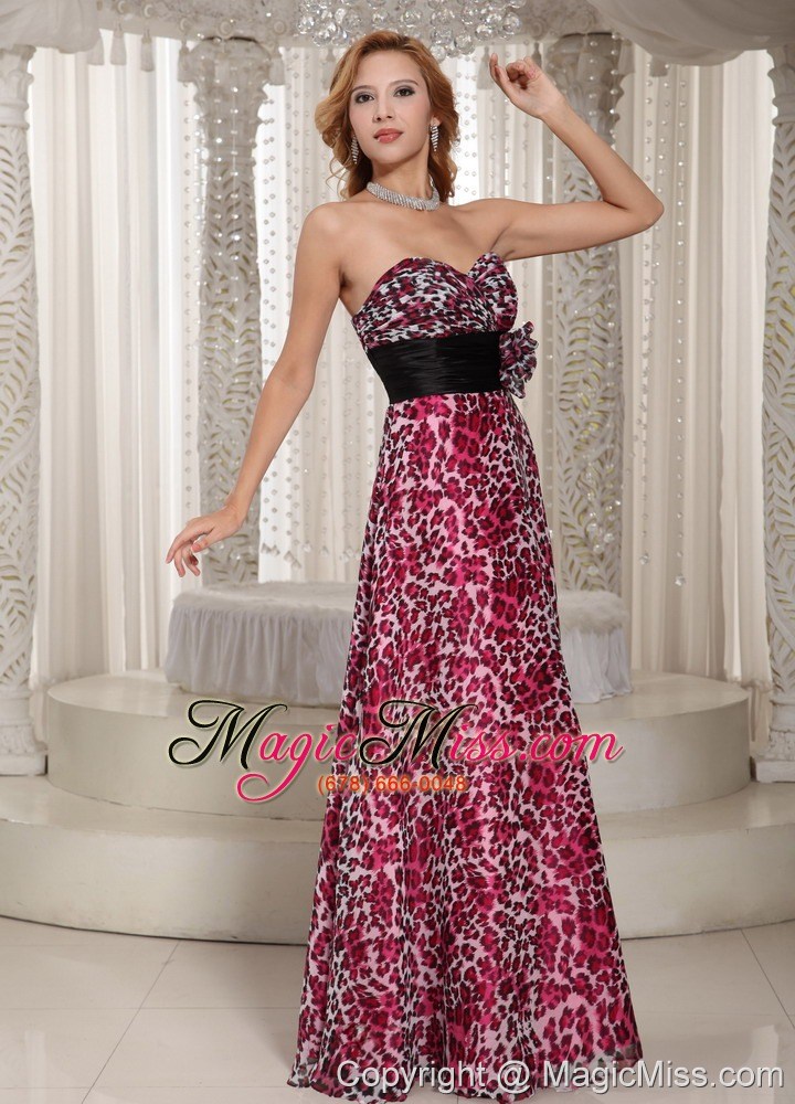 wholesale 2013 multi-color empire sweetheart hand made flower floor-length prom dress party style