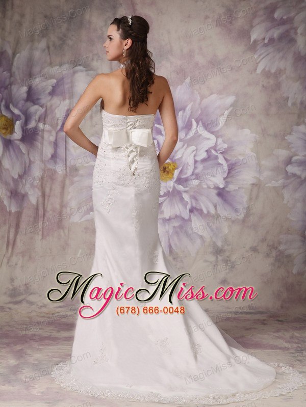 wholesale beautiful mermaid high neck court train lace beading wedding dress
