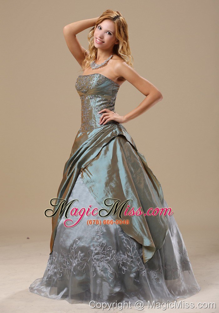 wholesale olive green embroidery in baton rouge louisiana for 2013 dama dresses for quinceanera custom made