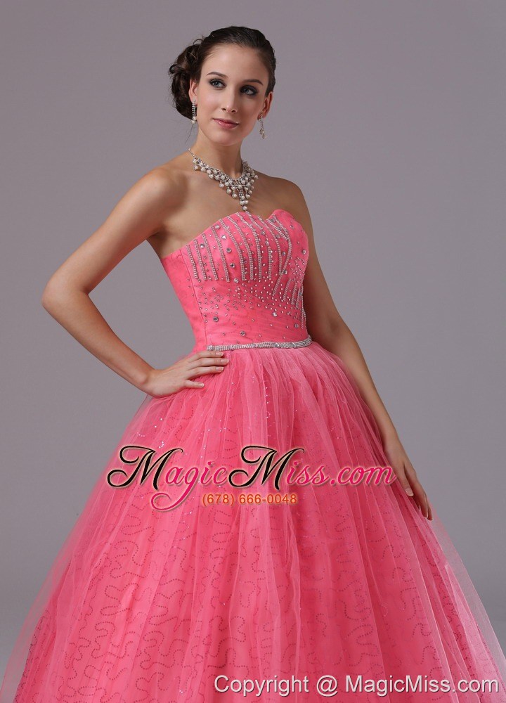 wholesale coral red in bonsall california with beaded decorate bust for 2013 military ball gowns