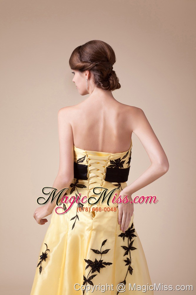 wholesale bowknot exclusive empire strapless long prom dress for 2013