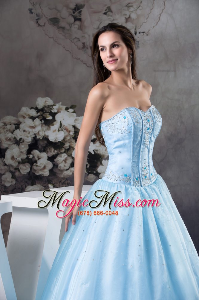 wholesale 2013 modern sweetheart embroidery a-line / princess prom dress