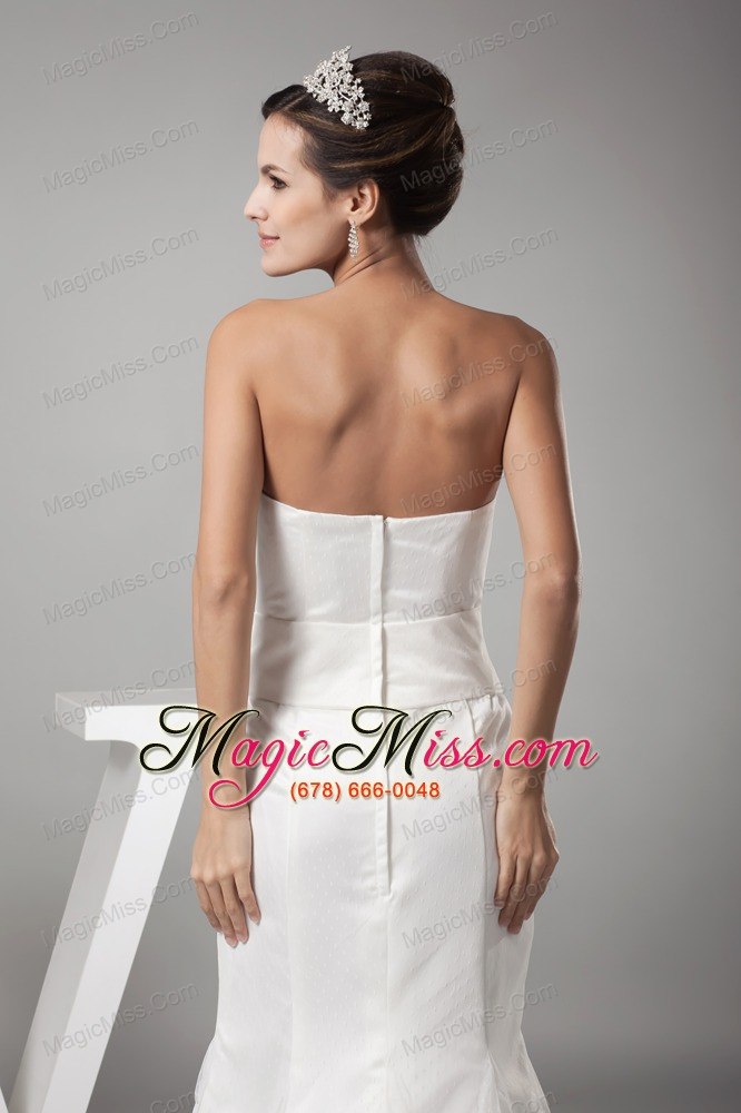wholesale 2013 stylish mermaid strapless brush wedding dress