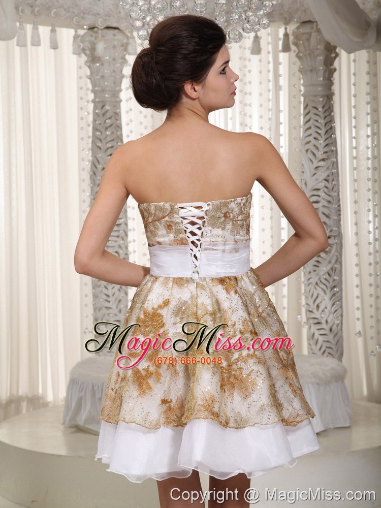 wholesale colorful a-line / pricess sweetheart mini-length special fabric sash prom / homecoming dress