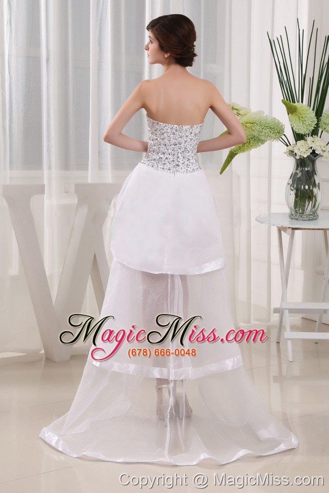 wholesale popular prom dress sweetheart beaded decorate bust and ruffled layeres in 2013