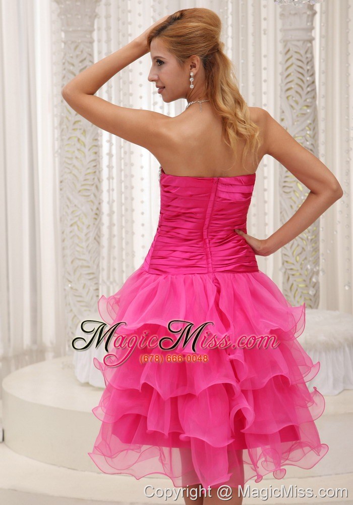 wholesale lovely 2013 prom / cocktail dress for formal evening beaded decorate sweetheart neckline ruched bodice
