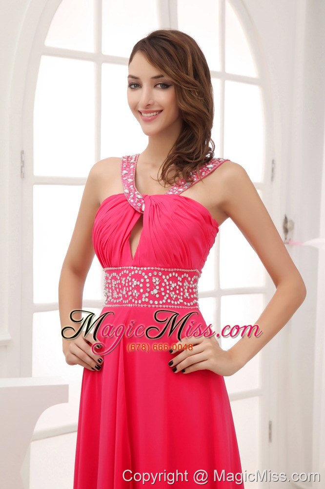 wholesale elegant empire v-neck long prom dress for 2013 custom made
