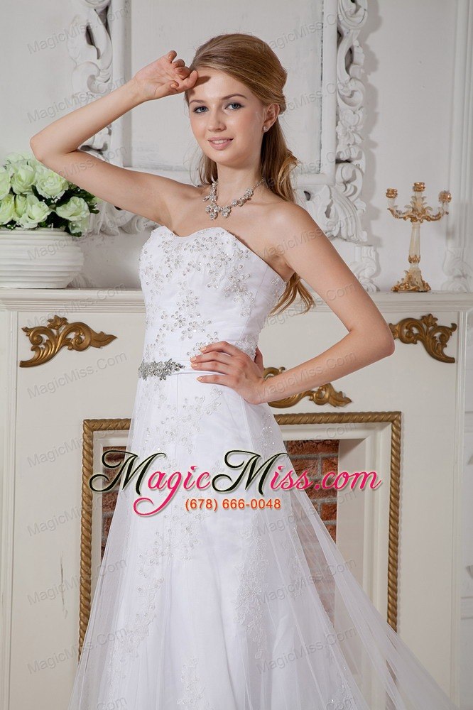 wholesale the brand new empire sweetheart court train lace beading wedding dress