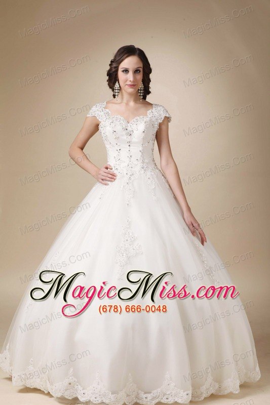 wholesale unique ball gown sweetheart floor-length organza and satin beading wedding dress