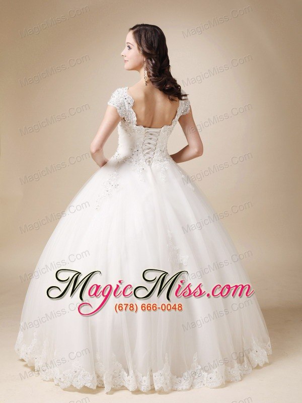 wholesale unique ball gown sweetheart floor-length organza and satin beading wedding dress