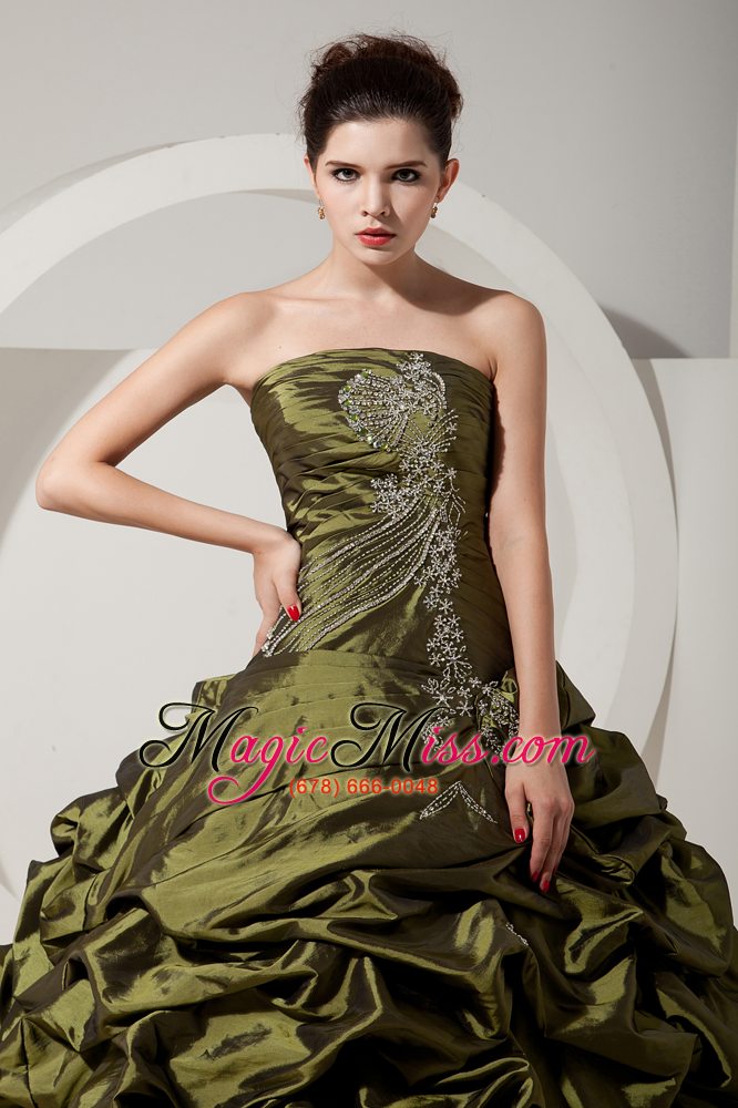 wholesale dark purple ball gown sweetheart floor-length taffeta sash quinceanea dress