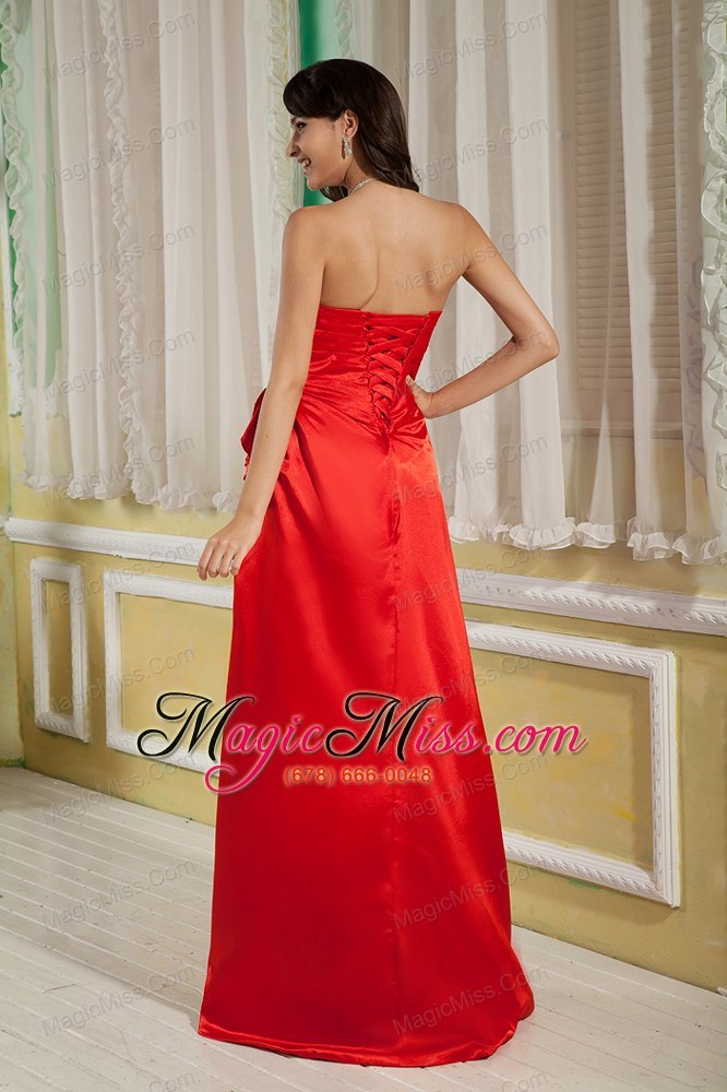 wholesale elegant grey prom dress column halter floor-length satin bow