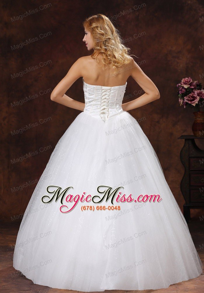 wholesale beaded decorate sweetheart neckline tulle floor-length a-line 2013 wedding dress