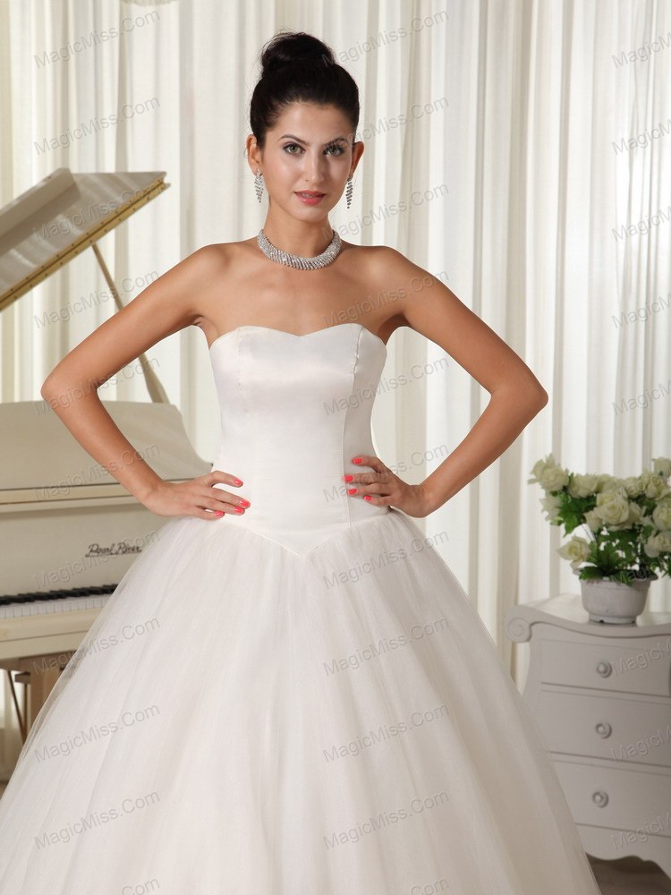 wholesale ball gown wedding dress with sweetheart floor-length for church