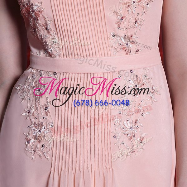 wholesale flirting cap sleeves beading side zipper prom evening gown