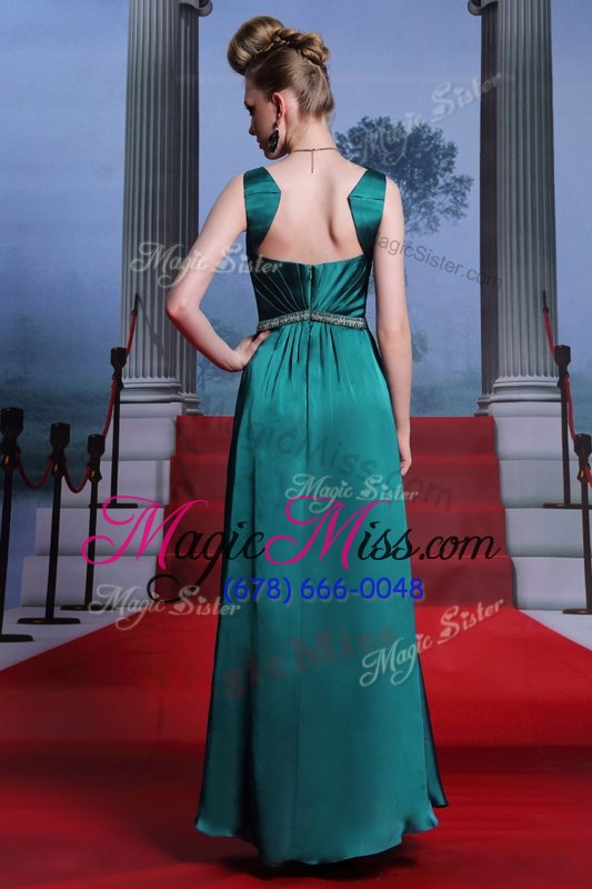 wholesale pretty sleeveless beading and lace zipper evening dress