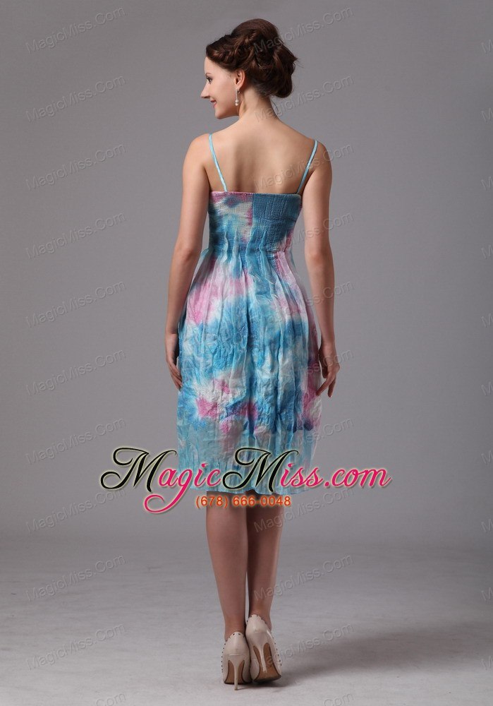 wholesale printing spaghetti straps knee-length homecoming dress for custom made in kennesaw georgia