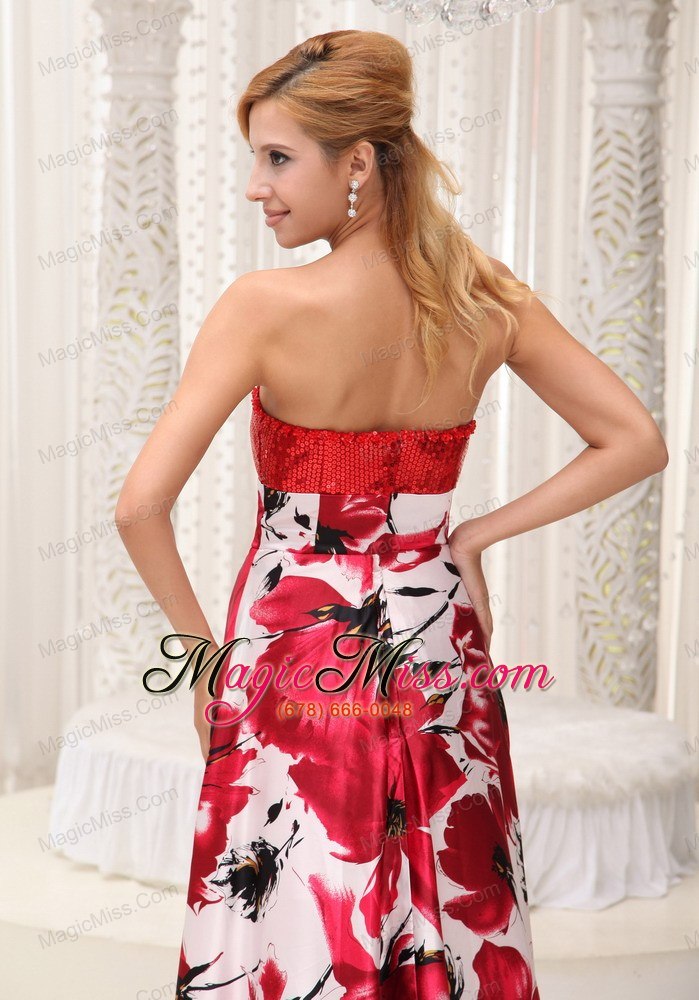 wholesale sequin and printing 2013 prom / homecoming dress for formal evening sweetheart neckline