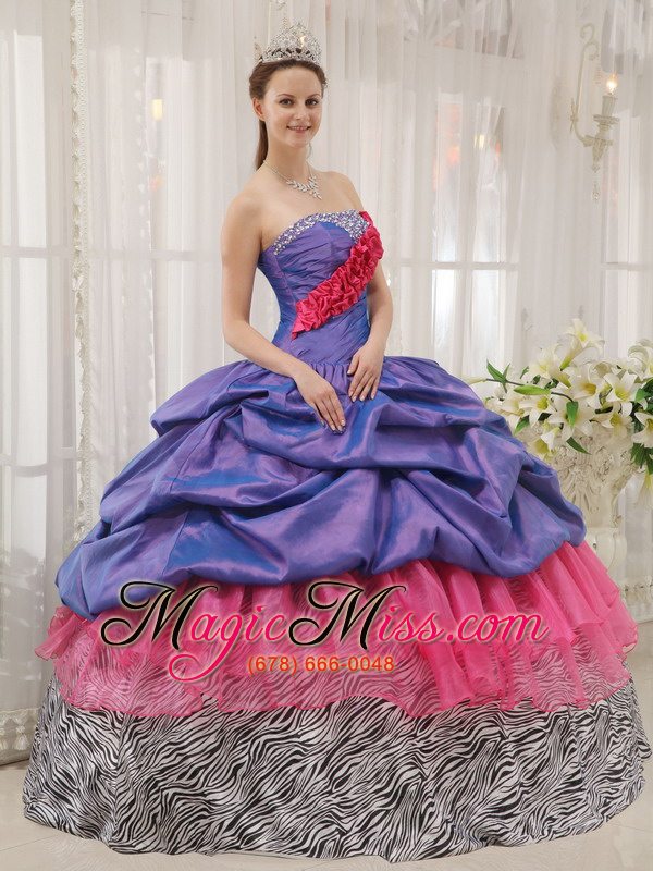 wholesale exclusive ball gown strapless floor-length beading quinceanera dress