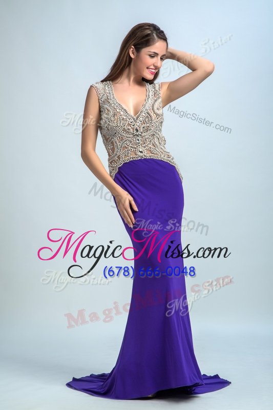 wholesale fancy chiffon sleeveless floor length celeb inspired gowns and beading