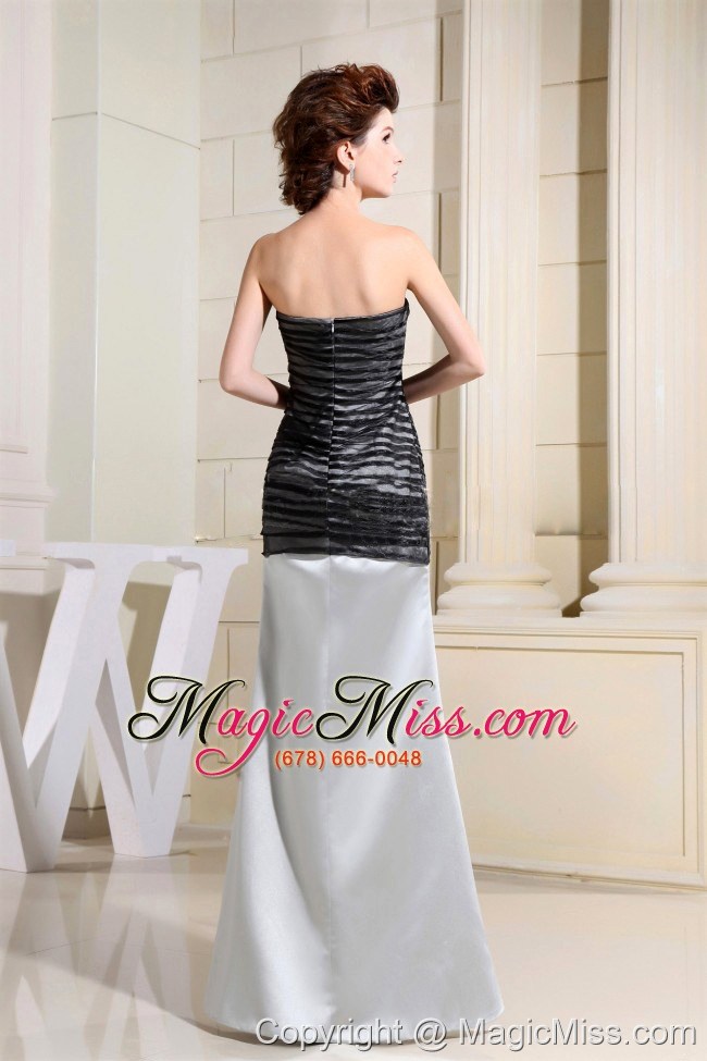 wholesale black and grey prom dress sweetheart for custom made